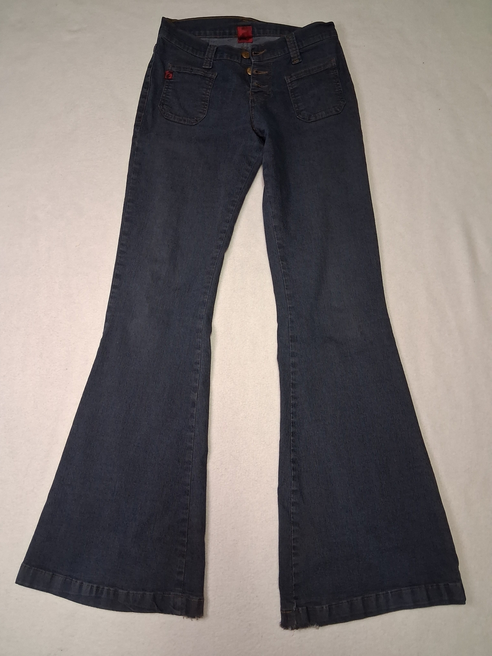 7 For All Mankind Dark Blue Flare Jeans